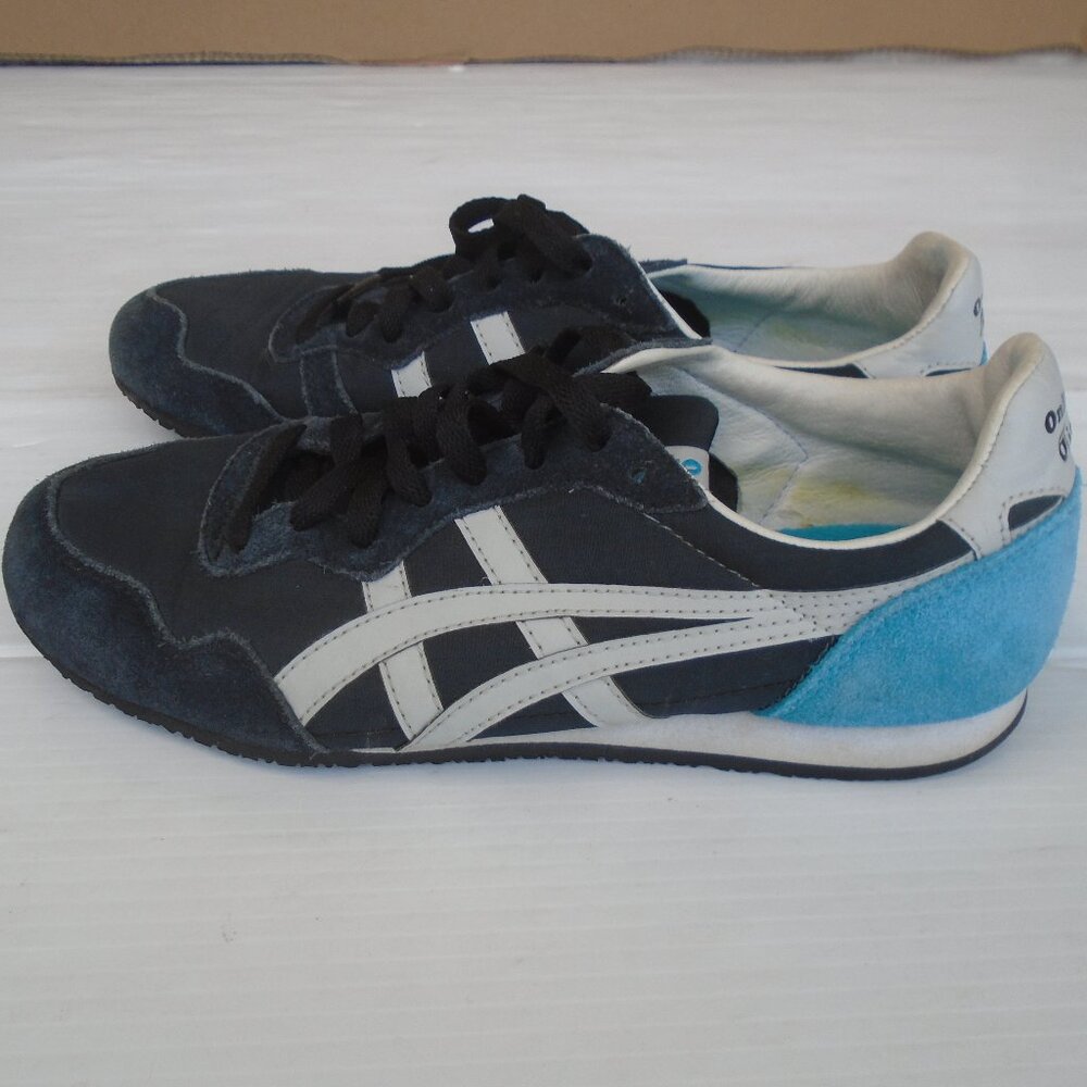 Asics Onitsuka Tiger Serrano Mens Sneakers Size 6 Blue